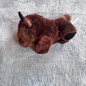 Bull Plush Animal Plush Stuffed Animal Taurus Bull lover Small Bison Buffalo